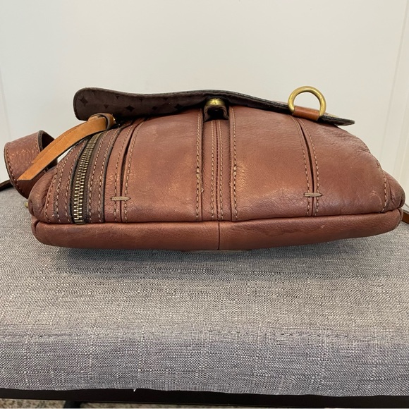 FOSSIL Morgan Traveler Leather Crossbody - Brown - Picture 10 of 13